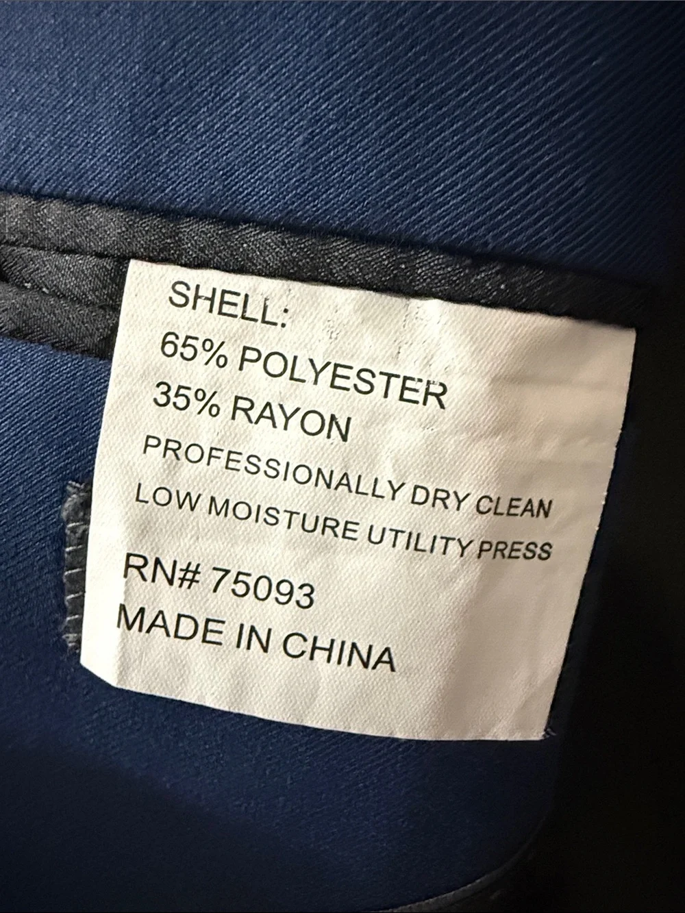 LINEAGE Men's Navy Blue Single-Breasted Blazer 48L NWOT